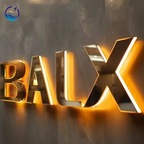 Backlit Display Steel Letter work by our studio in Ayodhya — 2