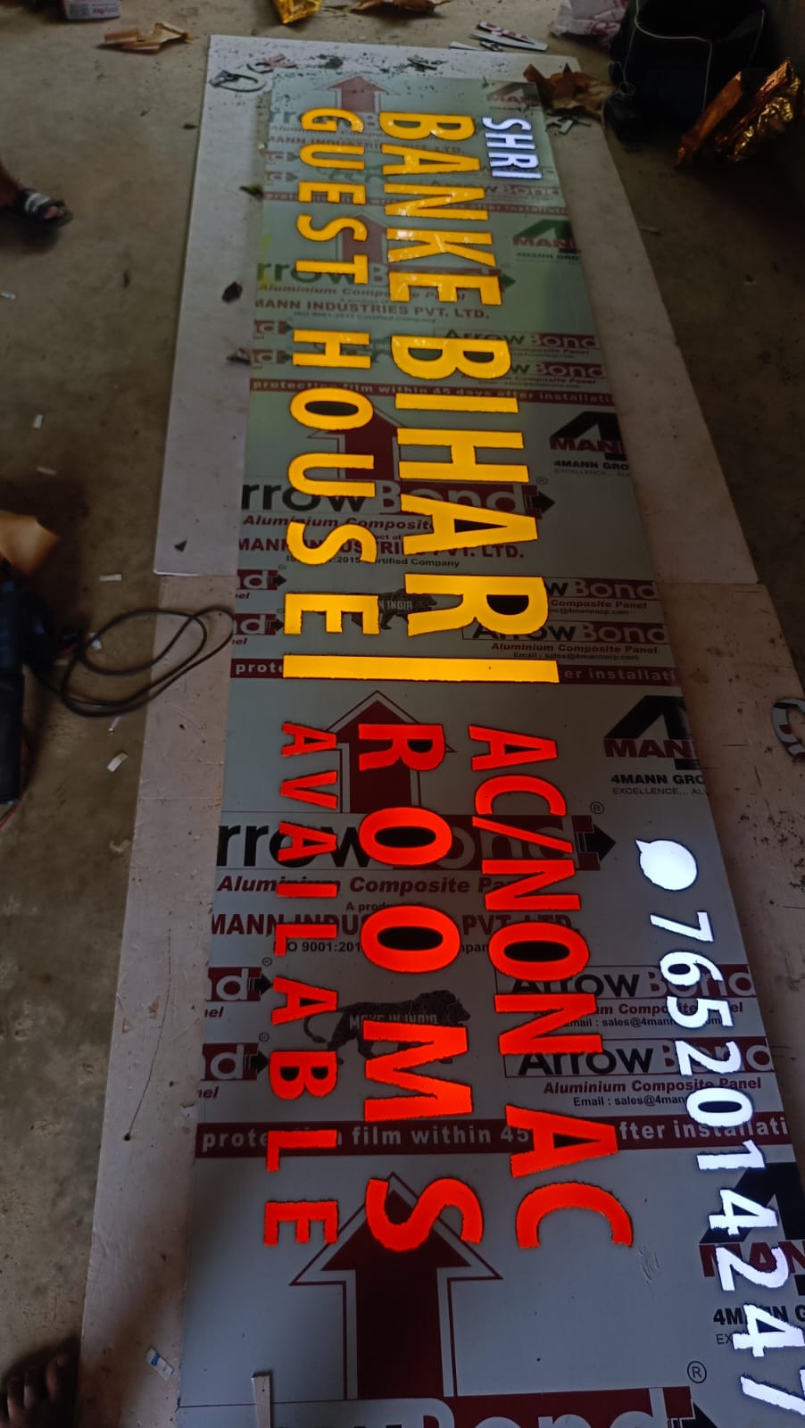 LED Light Board 2D work by our studio in Ayodhya — 9