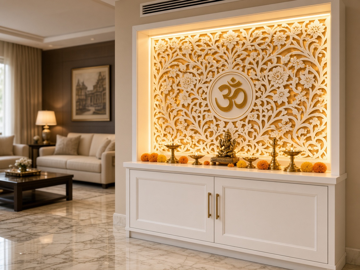 Mandir Design, Moulding / Mehrab Cutting / Pillar Cutting in Ayodhya