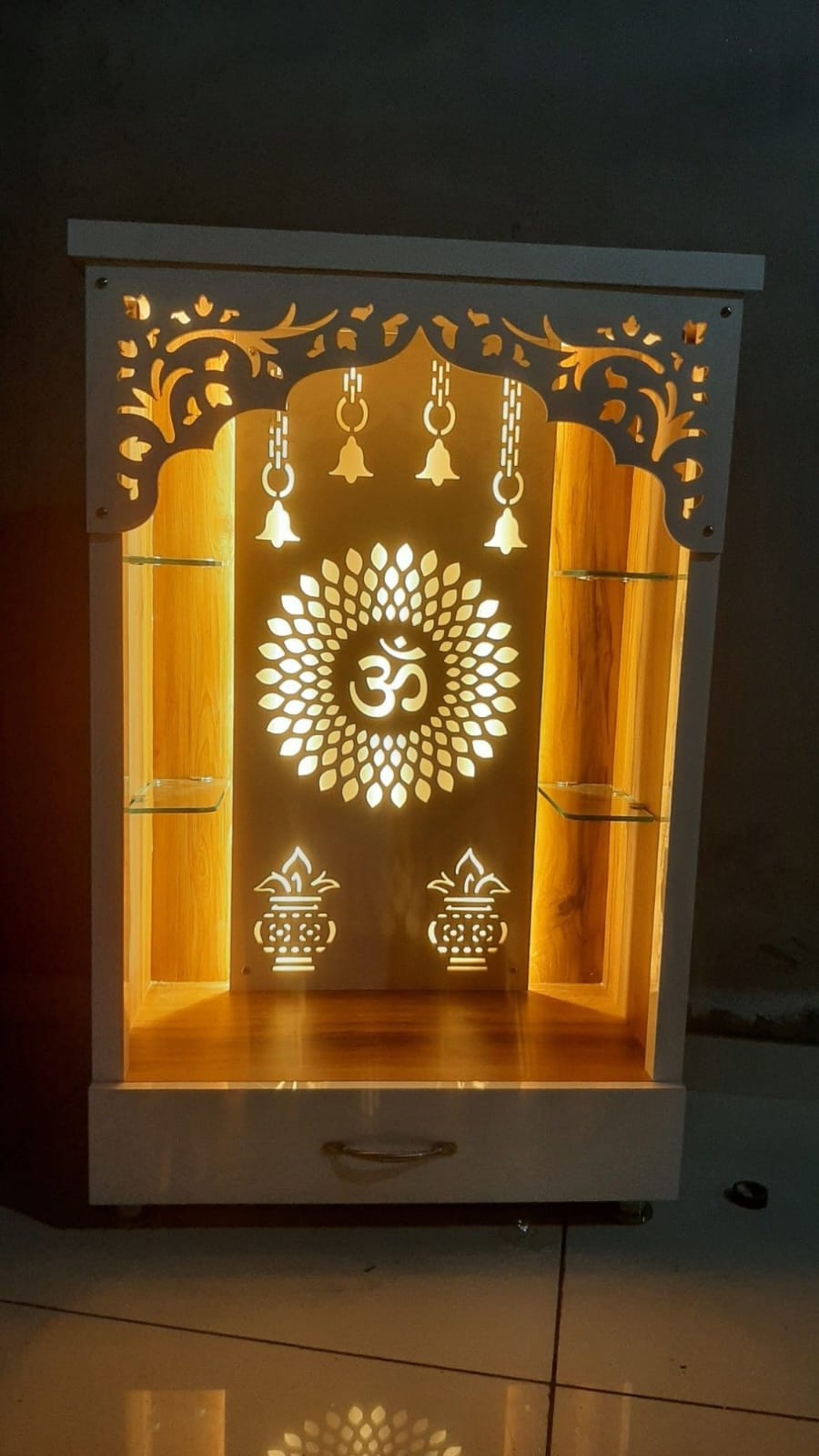 Mandir Design, Moulding / Mehrab Cutting / Pillar Cutting work by our studio in Ayodhya — 8
