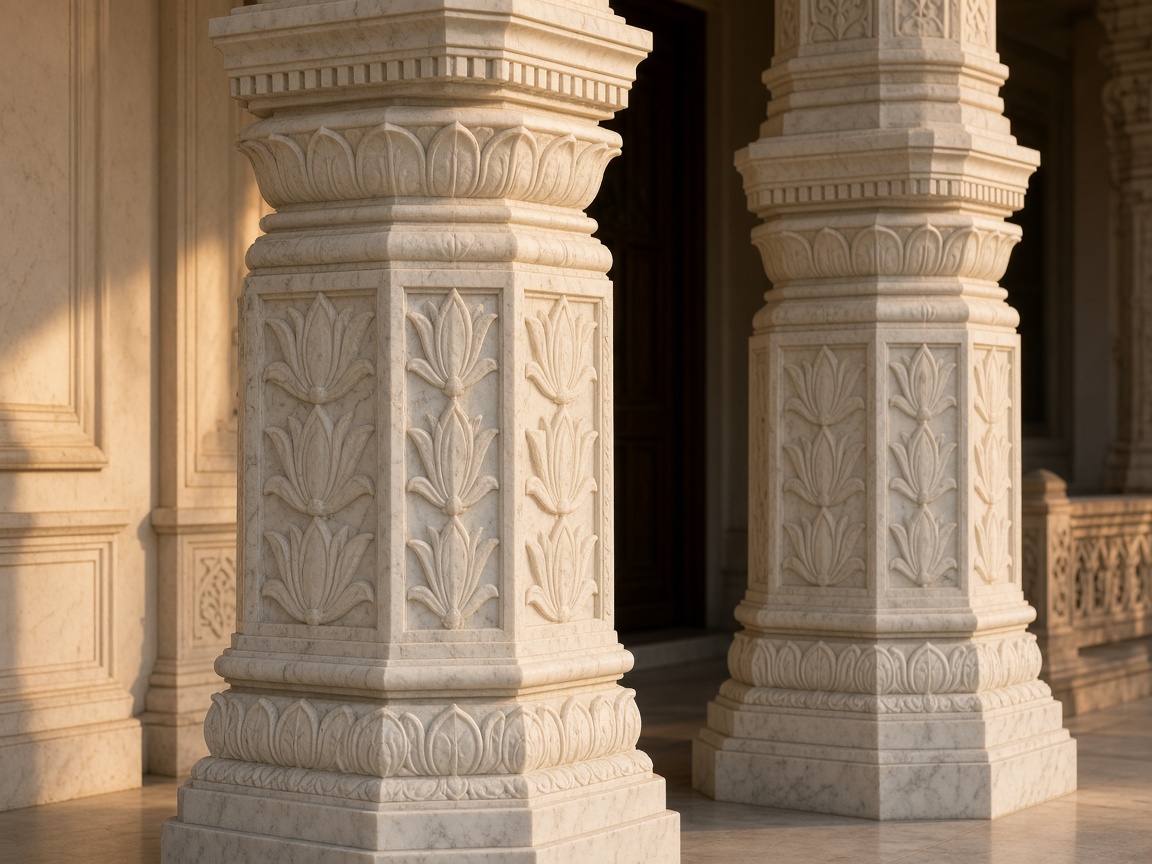 Marble Design & Cutting work by our studio in Ayodhya — 2