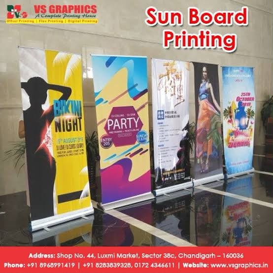 Sunboard Printing work by our studio in Ayodhya — 2