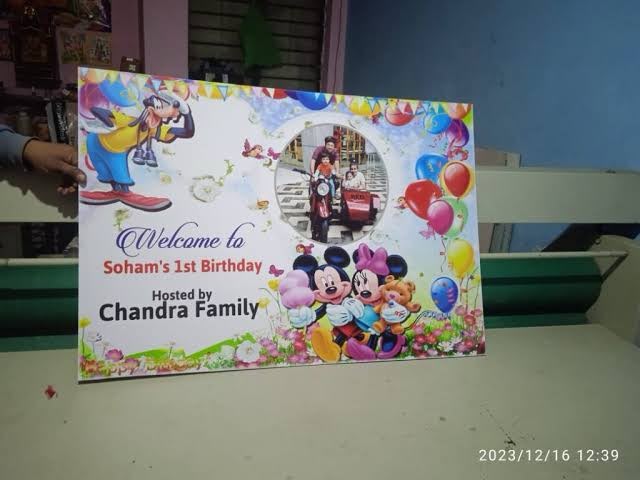 Sunboard Printing work by our studio in Ayodhya — 5